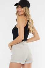 Load image into Gallery viewer, KHAKI RUFFLE WAIST SHORTS