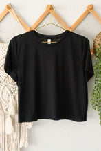 Load image into Gallery viewer, SOLID CROPPED BOXY TEE