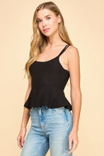Load image into Gallery viewer, PEPLUM TANK
