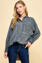 Load image into Gallery viewer, DISTRESSED BUTTON UP
