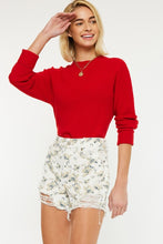 Load image into Gallery viewer, HIGH RISE FLORAL PRINT SHORTS
