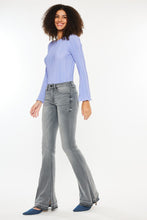 Load image into Gallery viewer, LT.GRAY HEM FLARE DENIM
