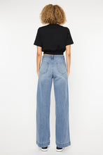 Load image into Gallery viewer, HIGH RISE WIDE LEG DENIM
