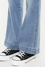 Load image into Gallery viewer, HIGH RISE WIDE LEG DENIM
