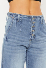 Load image into Gallery viewer, HIGH RISE WIDE LEG DENIM
