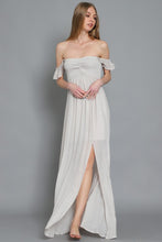 Load image into Gallery viewer, BEIGE SMOCKED MAXI DRESS
