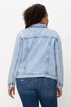 Load image into Gallery viewer, MID LENGTH DENIM JACKET

