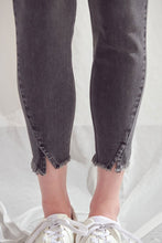 Load image into Gallery viewer, GRAY SIDE SLIT SKINNY DENIM
