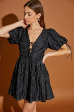 Load image into Gallery viewer, FLORAL LACE UP DRESS
