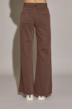 Load image into Gallery viewer, HEAVILY DISTRESSED COCOA DENIM
