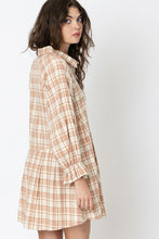 Load image into Gallery viewer, PLAID BUTTON DOWN DRESS
