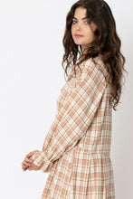 Load image into Gallery viewer, PLAID BUTTON DOWN DRESS

