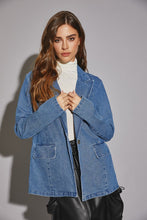 Load image into Gallery viewer, TAILORED DENIM JACKET

