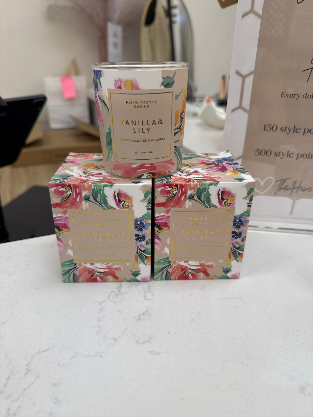 CANDLE IN A BOX