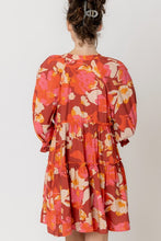 Load image into Gallery viewer, FALL FLORAL BABY DOLL DRESS
