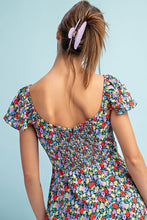 Load image into Gallery viewer, FLORAL PRINT MIDI DRESS

