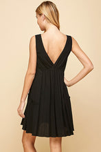 Load image into Gallery viewer, SOLID V-NECK MINI DRESS
