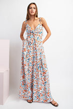 Load image into Gallery viewer, BLUE FLORAL JUMPSUIT
