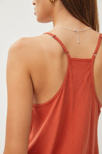 Load image into Gallery viewer, LINEN RACERBACK TANK
