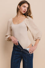 Load image into Gallery viewer, THERMAL BALLOON SLV BODYSUIT
