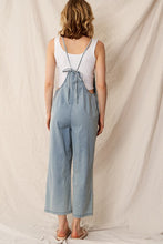 Load image into Gallery viewer, LT. WASH DENIM JUMPSUIT
