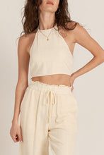 Load image into Gallery viewer, ECRU HALTER TOP/PANTS SET
