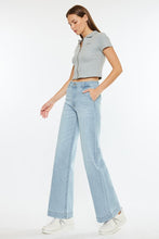 Load image into Gallery viewer, LIGHT WASH WIDE LEG DENIM
