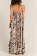 Load image into Gallery viewer, MULTI LEOPARD PRINT MAXI DRESS

