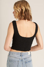 Load image into Gallery viewer, SMOCKED CRINKLE TANK
