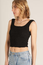 Load image into Gallery viewer, SMOCKED CRINKLE TANK
