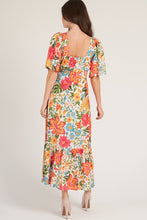 Load image into Gallery viewer, TROPICAL WAIST CUTOUT DRESS
