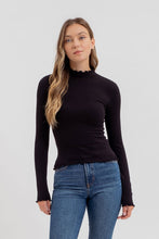 Load image into Gallery viewer, LETTUCE TRIM KNIT TOP
