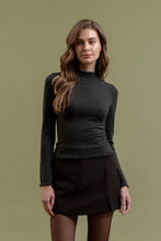 Load image into Gallery viewer, LETTUCE TRIM KNIT TOP
