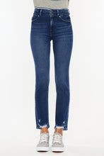 Load image into Gallery viewer, DARK SHARKBITE HEM DENIM
