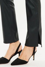 Load image into Gallery viewer, BLACK FAUX LEATHER PANTS

