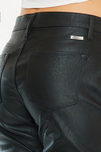 Load image into Gallery viewer, BLACK FAUX LEATHER PANTS
