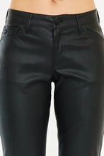 Load image into Gallery viewer, BLACK FAUX LEATHER PANTS
