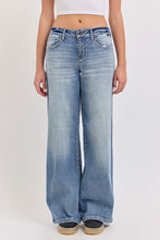 Load image into Gallery viewer, LOW RISE WIDE LEG DENIM
