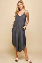 Load image into Gallery viewer, THE EVERY DAY LUXE CHARCOAL JUMPSUIT
