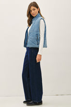 Load image into Gallery viewer, DENIM DAYS PUFFER VEST
