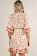 Load image into Gallery viewer, AUTUMN BLOOM MINI DRESS
