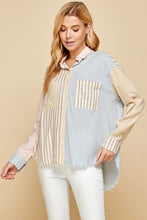 Load image into Gallery viewer, PATCHWORK BUTTON UP
