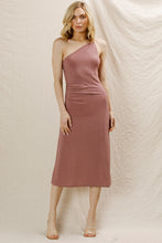 Load image into Gallery viewer, SHIMMER BLUSH BODYCON DRESS

