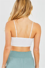 Load image into Gallery viewer, COTTON EYELET BRALETTE
