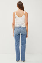 Load image into Gallery viewer, WHITE CROCHET TANK

