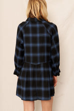 Load image into Gallery viewer, MIDNIGHT PLAID DRESS
