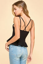 Load image into Gallery viewer, PEPLUM TANK
