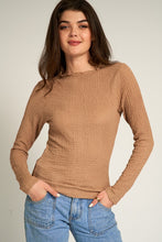 Load image into Gallery viewer, ESPRESSO CHIC LONG SLEEVE TOP
