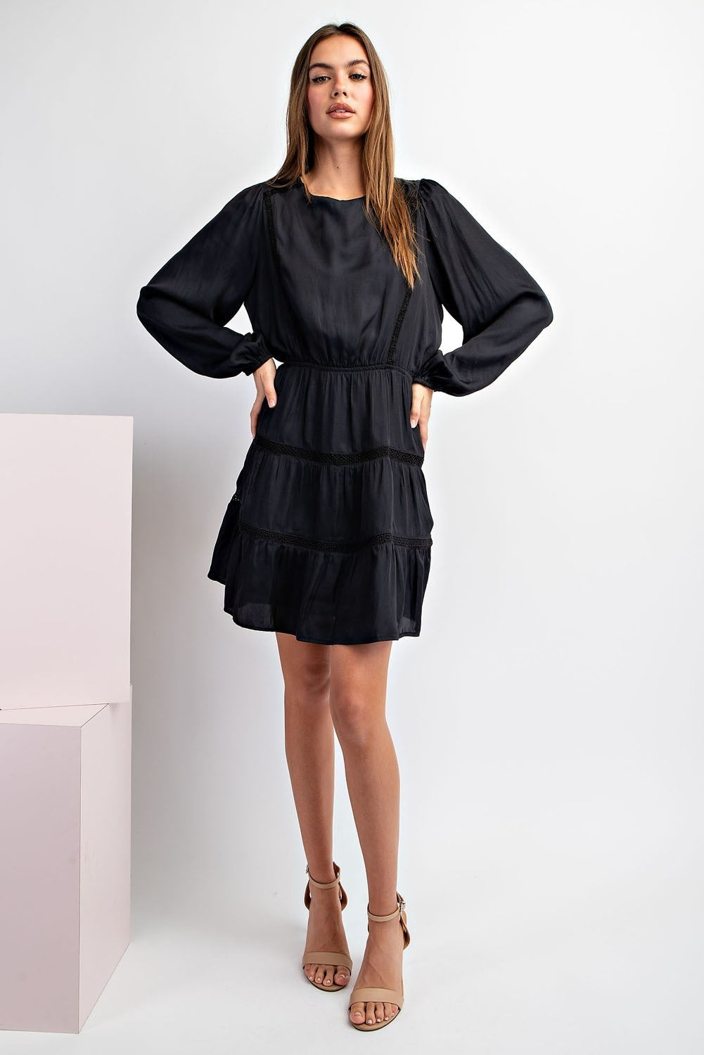 LACE DETAIL DRESS – The Hive Style House