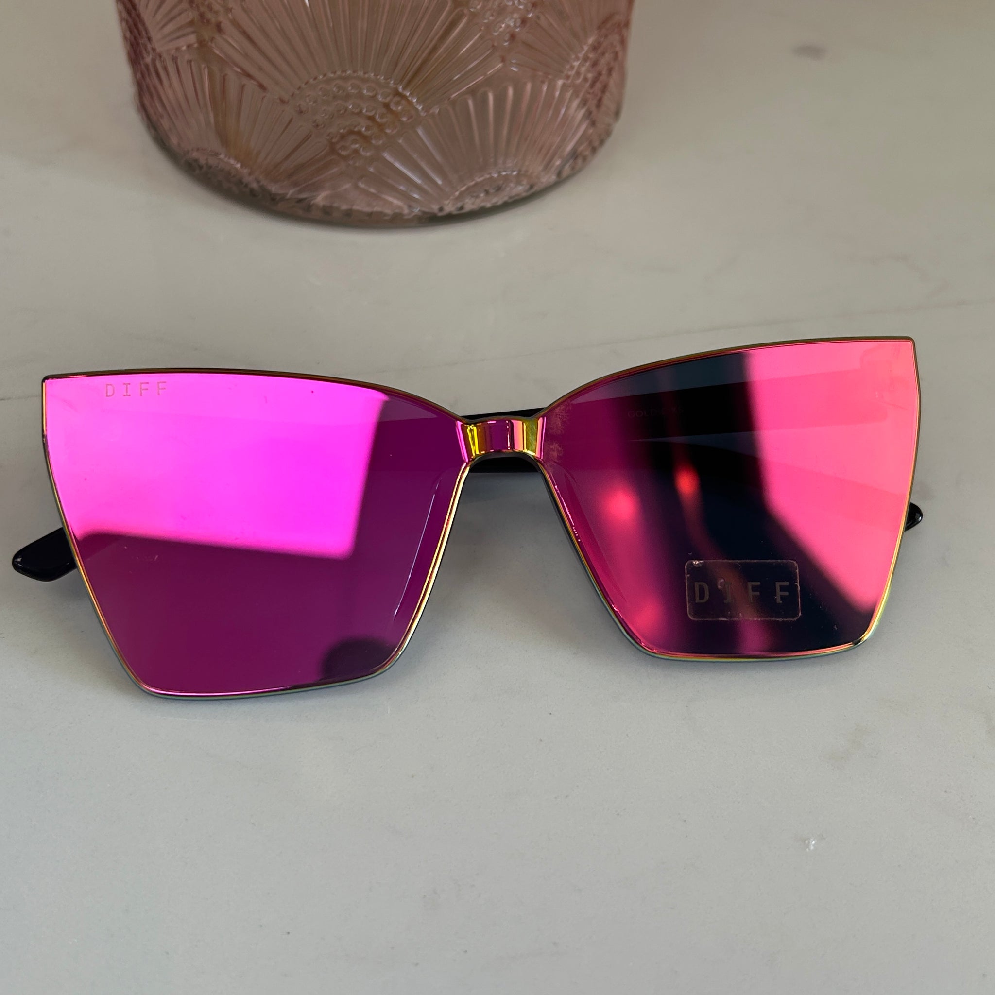 DIFF Goldie XS Sunglasses DIFF-Goldie XS-Kombu + Moss Mirrored | Mercari main image 4